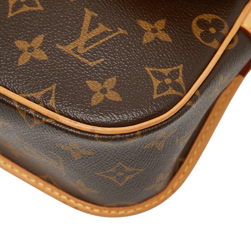 Louis Vuitton Monogram Sologne Shoulder Bag Brown Leather — view 4