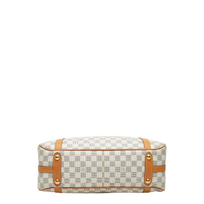 Louis Vuitton Damier Azur Strethe PM Tote White Ivory Leather — view 3
