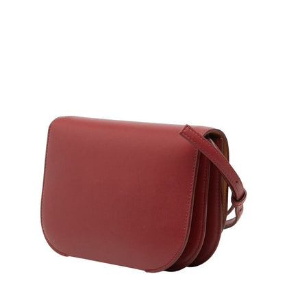Loewe Anagram Goya Small Crossbody Accordion Shoulder Bag Bordeaux Leather — view 2
