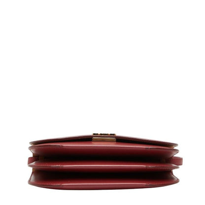 Loewe Anagram Goya Small Crossbody Accordion Shoulder Bag Bordeaux Leather — view 3
