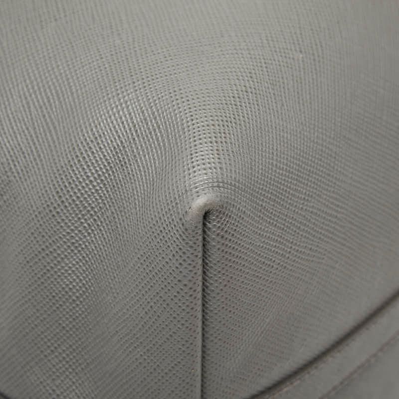 Prada Tote Gray Saffiano Cuir — view 7