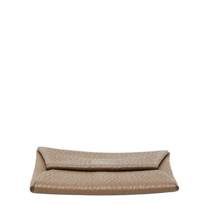 Hermes Bastia Coin Purse Etoupe Beige Taurillon Clemence — view 3