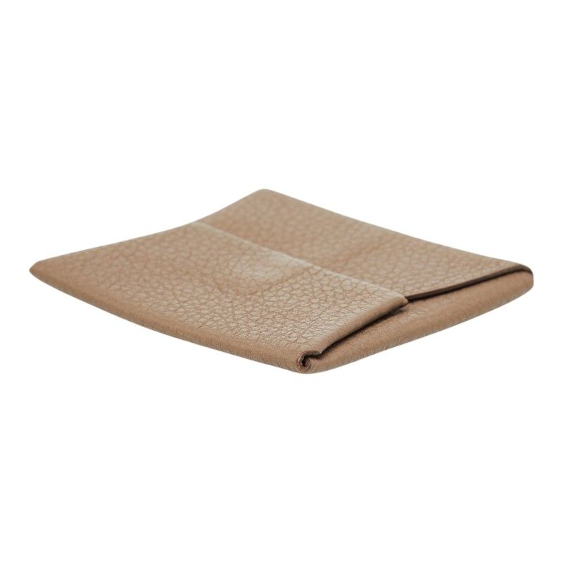 Hermes Bastia Coin Purse Etoupe Beige Taurillon Clemence — view 6
