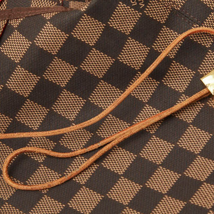 Louis Vuitton Damier Wide Brim Hat Sunshade S Red Brown Cotton — view 4