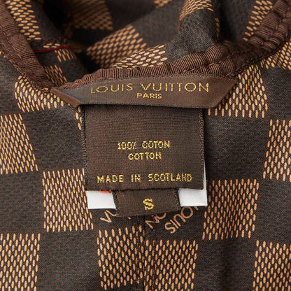 Louis Vuitton Damier Wide Brim Hat Sunshade S Red Brown Cotton — view 5