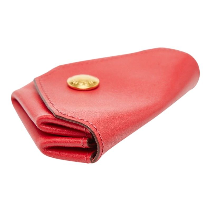 Hermes Levain Quatre Coin Purse le Jucazac Red Vo Garibaldi — view 7