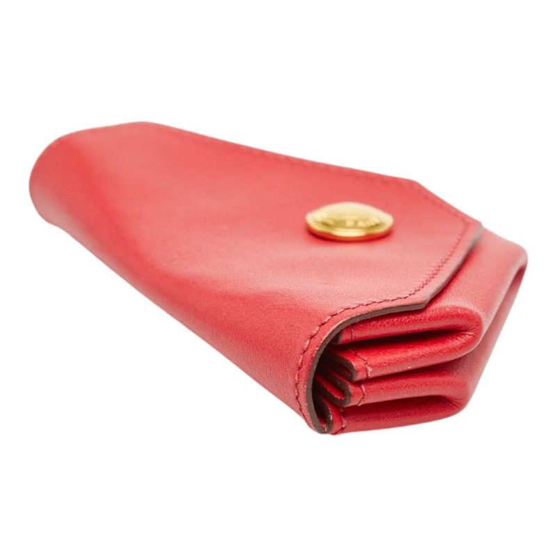 Hermes Levain Quatre Coin Purse le Jucazac Red Vo Garibaldi — view 6