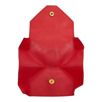 Hermes Levain Quatre Coin Purse le Jucazac Red Vo Garibaldi — view 8