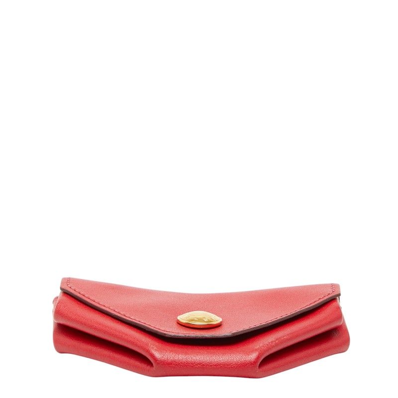 Hermes Levain Quatre Coin Purse le Jucazac Red Vo Garibaldi — view 3