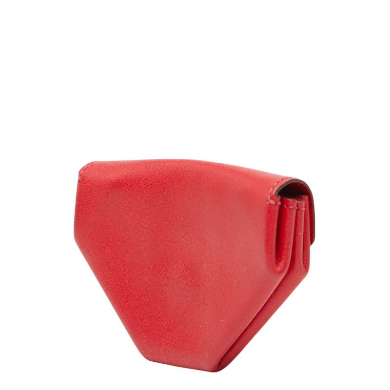 Hermes Levain Quatre Coin Purse le Jucazac Red Vo Garibaldi — view 2