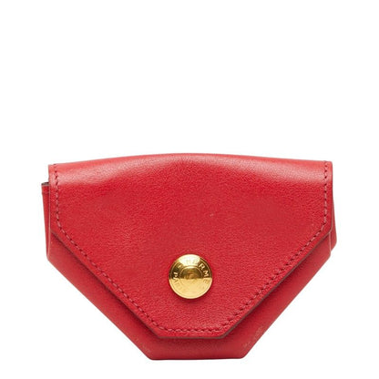 Hermes Levain Quatre Coin Purse le Jucazac Red Vo Garibaldi