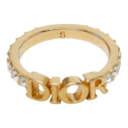 Dior Evolution Ring S Gold Plated Rhinestone — view 6