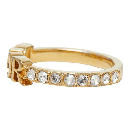 Dior Evolution Ring S Gold Plated Rhinestone — view 3
