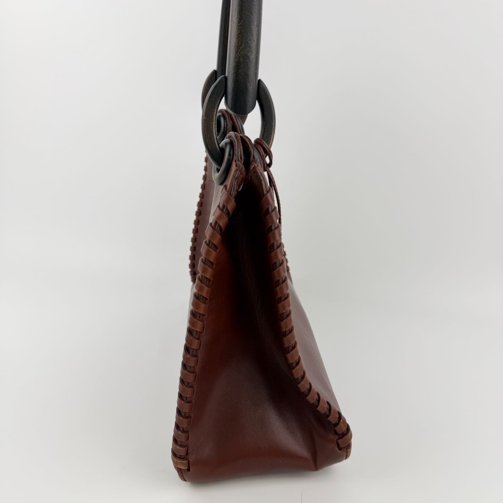 Gucci Shoulder Bag Hobo Red Leather Vintage — view 5