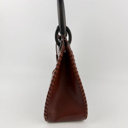 Gucci Shoulder Bag Hobo Red Leather Vintage — view 4