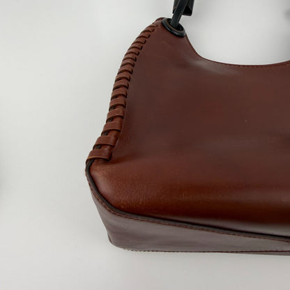 Gucci Shoulder Bag Hobo Red Leather Vintage — view 9