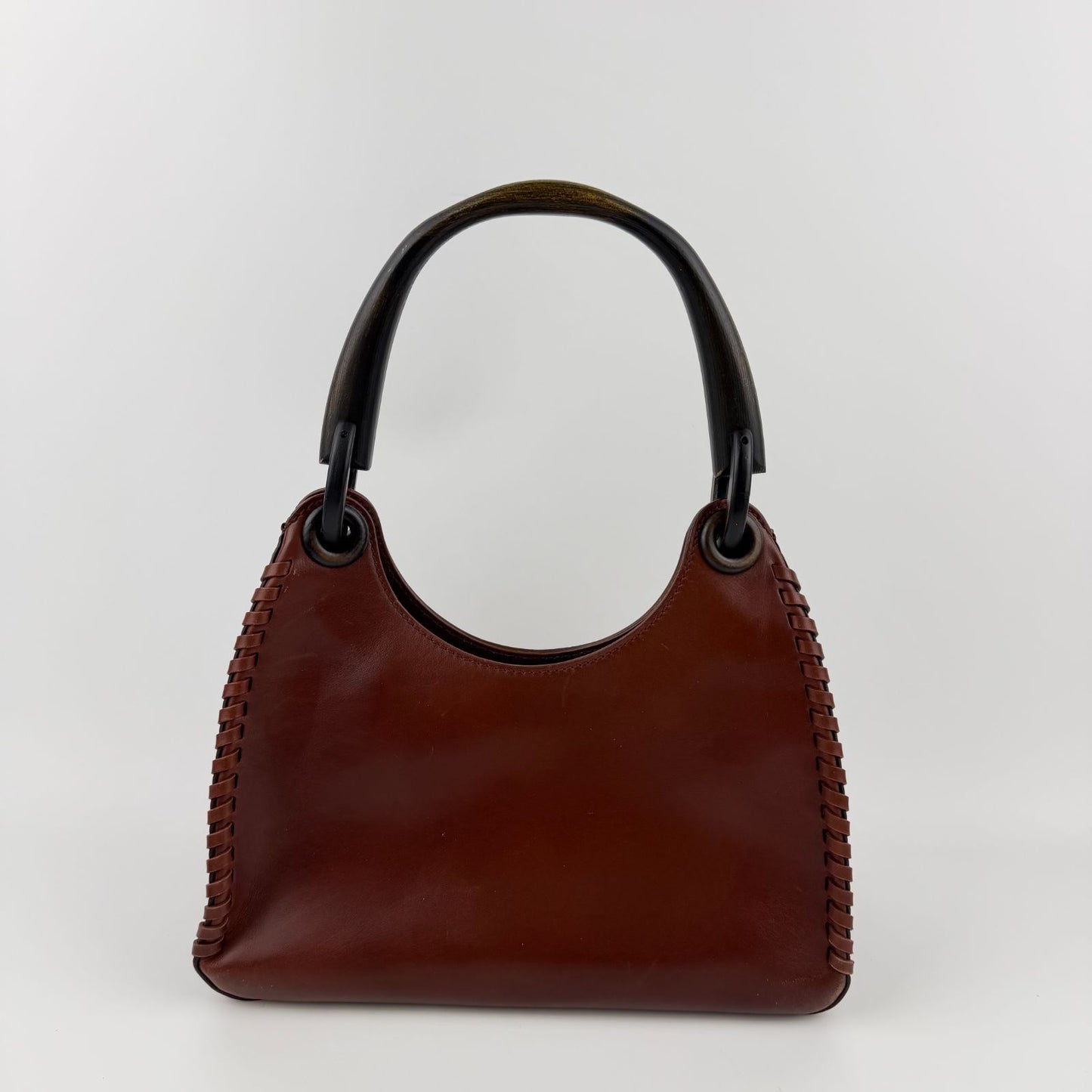 Gucci Shoulder Bag Hobo Red Leather Vintage — view 3