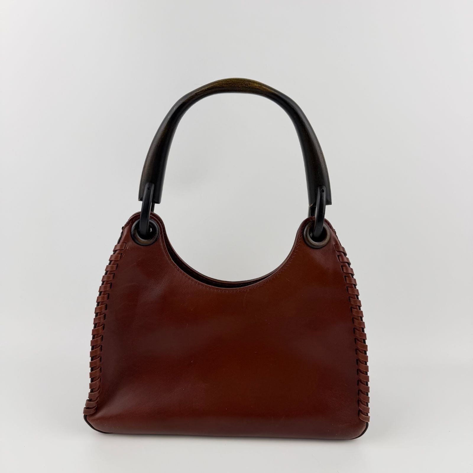 Gucci Shoulder Bag Hobo Red Leather Vintage — view 3