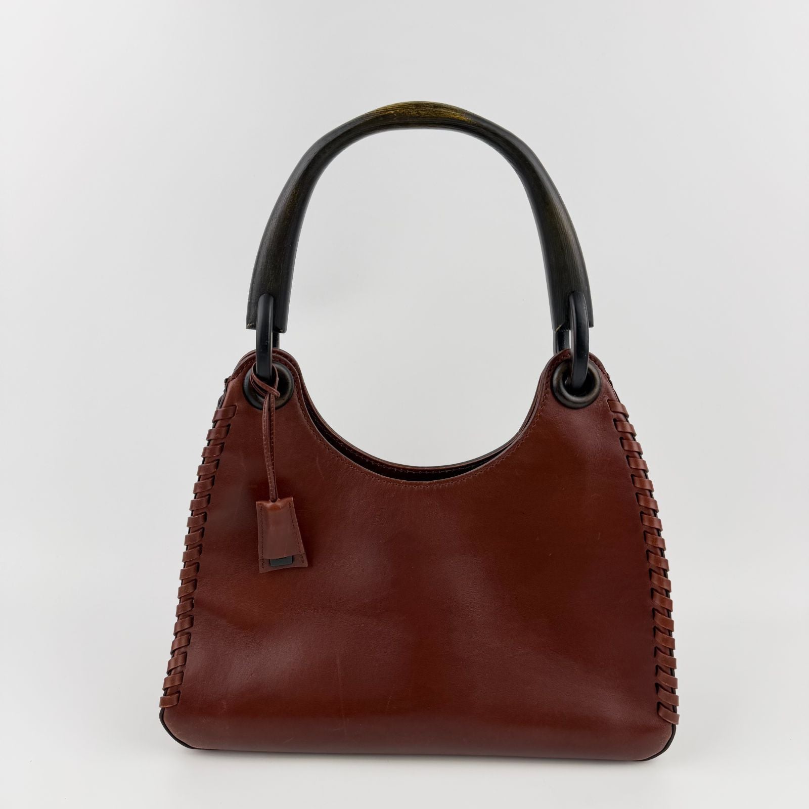 Gucci Shoulder Bag Hobo Red Leather Vintage — view 2
