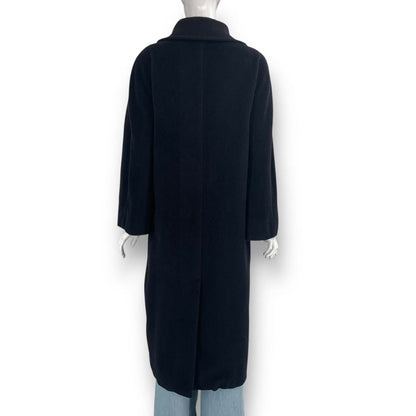 Max Mara Long Length Coat Black 40 — view 2
