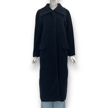 Max Mara Long Length Coat Black 40