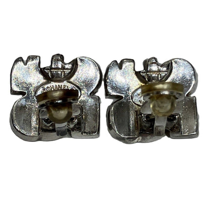 Chanel CC Logo Earrings Alloy — view 4