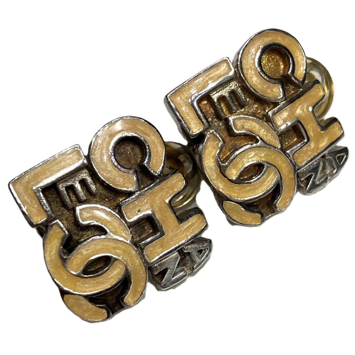 Chanel CC Logo Earrings Alloy — view 5