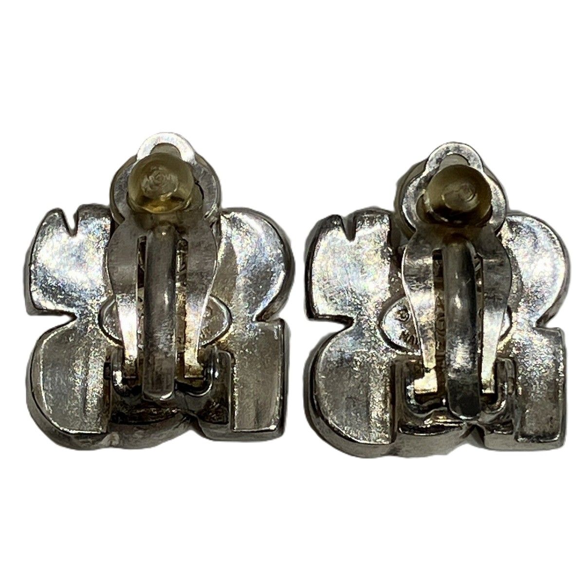 Chanel CC Logo Earrings Alloy — view 3