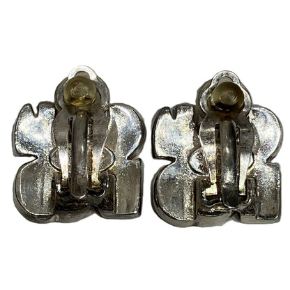 Chanel CC Logo Earrings Alloy — view 3