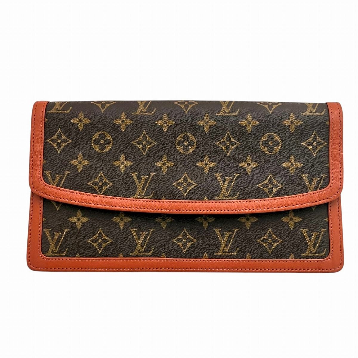Louis Vuitton Pochette Dam GM Monogram Clutch Canvas