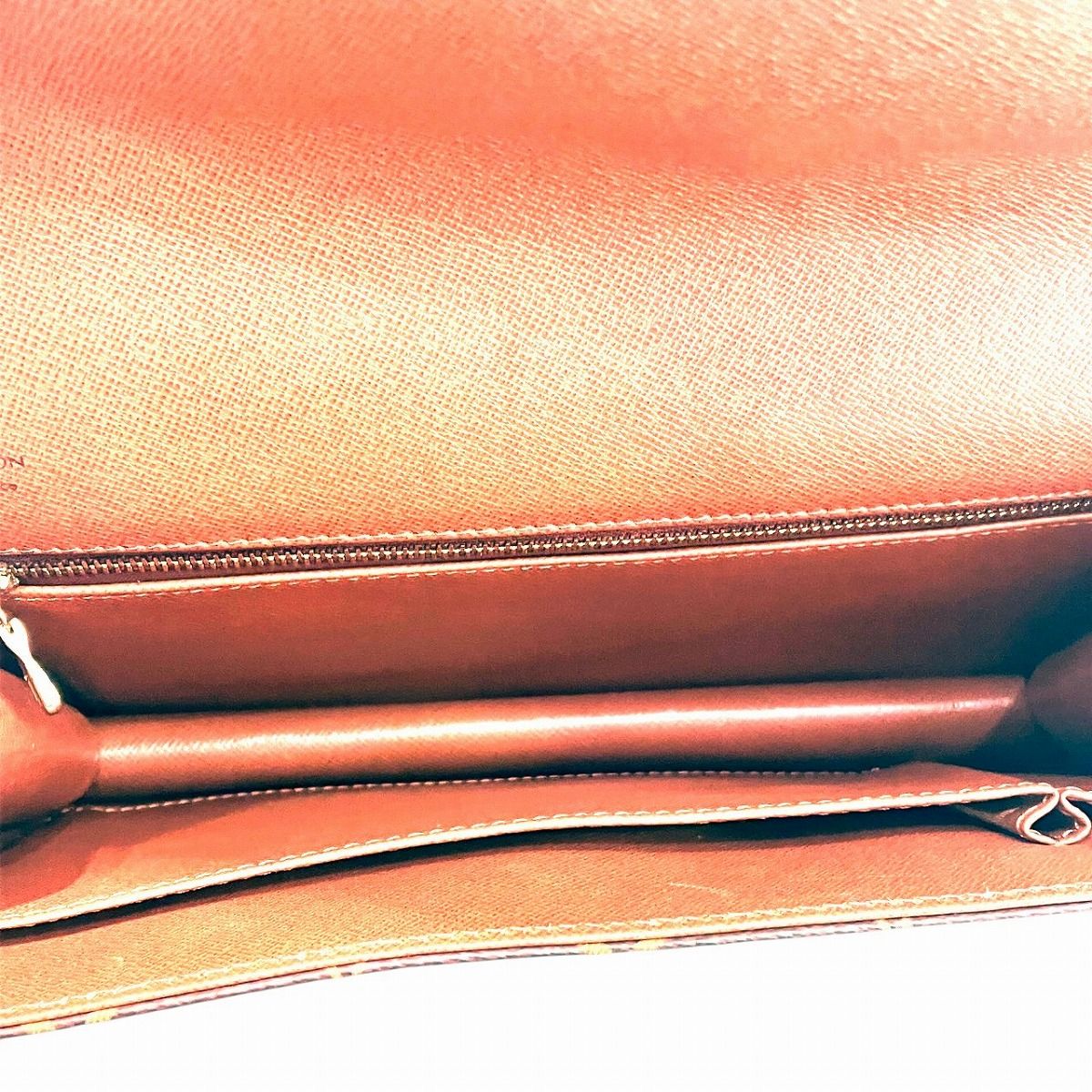 Louis Vuitton Pochette Dam GM Monogram Clutch Canvas — view 6