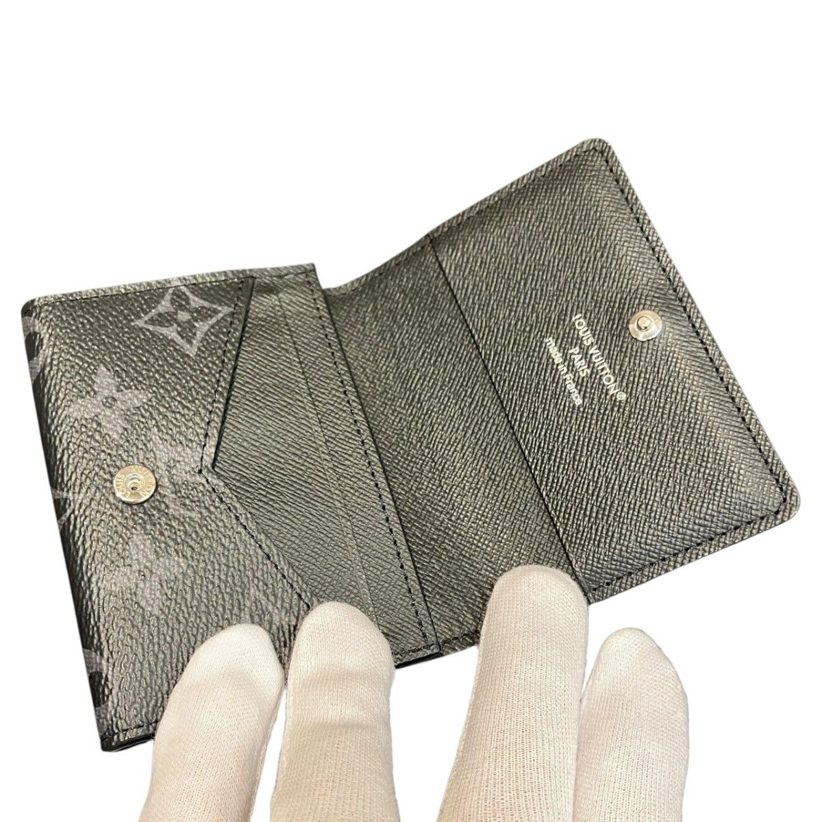 Louis Vuitton Business Card Holder Monogram Eclipse Canvas — view 3