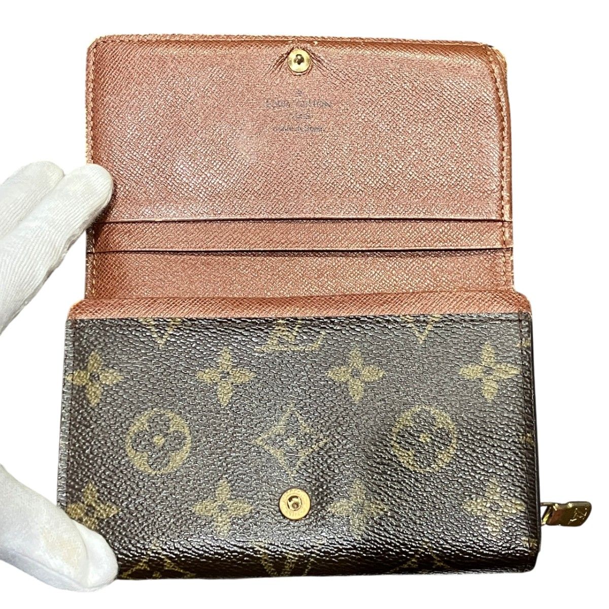 Louis Vuitton Porte-Monnaie Viennois Tresor Monogram Bifold Wallet Canvas — view 3