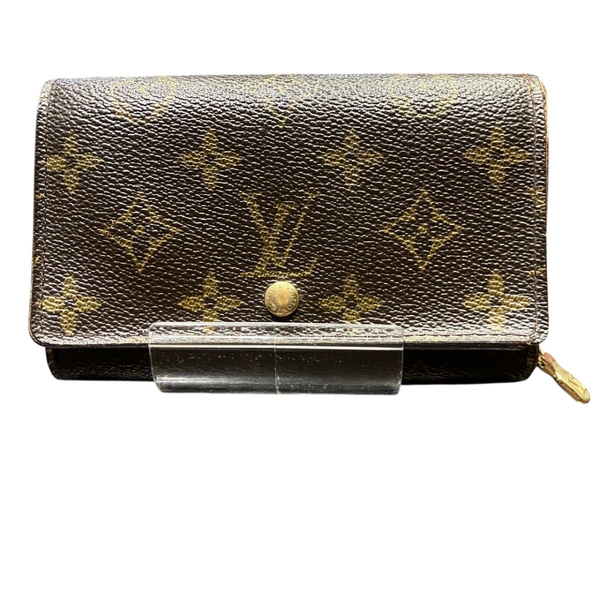 Louis Vuitton Porte-Monnaie Viennois Tresor Monogram Bifold Wallet Canvas