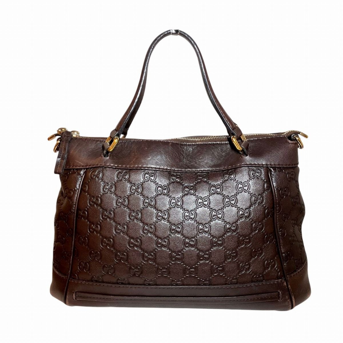 Gucci Mayfair Guccissima Handbag Leather — view 2