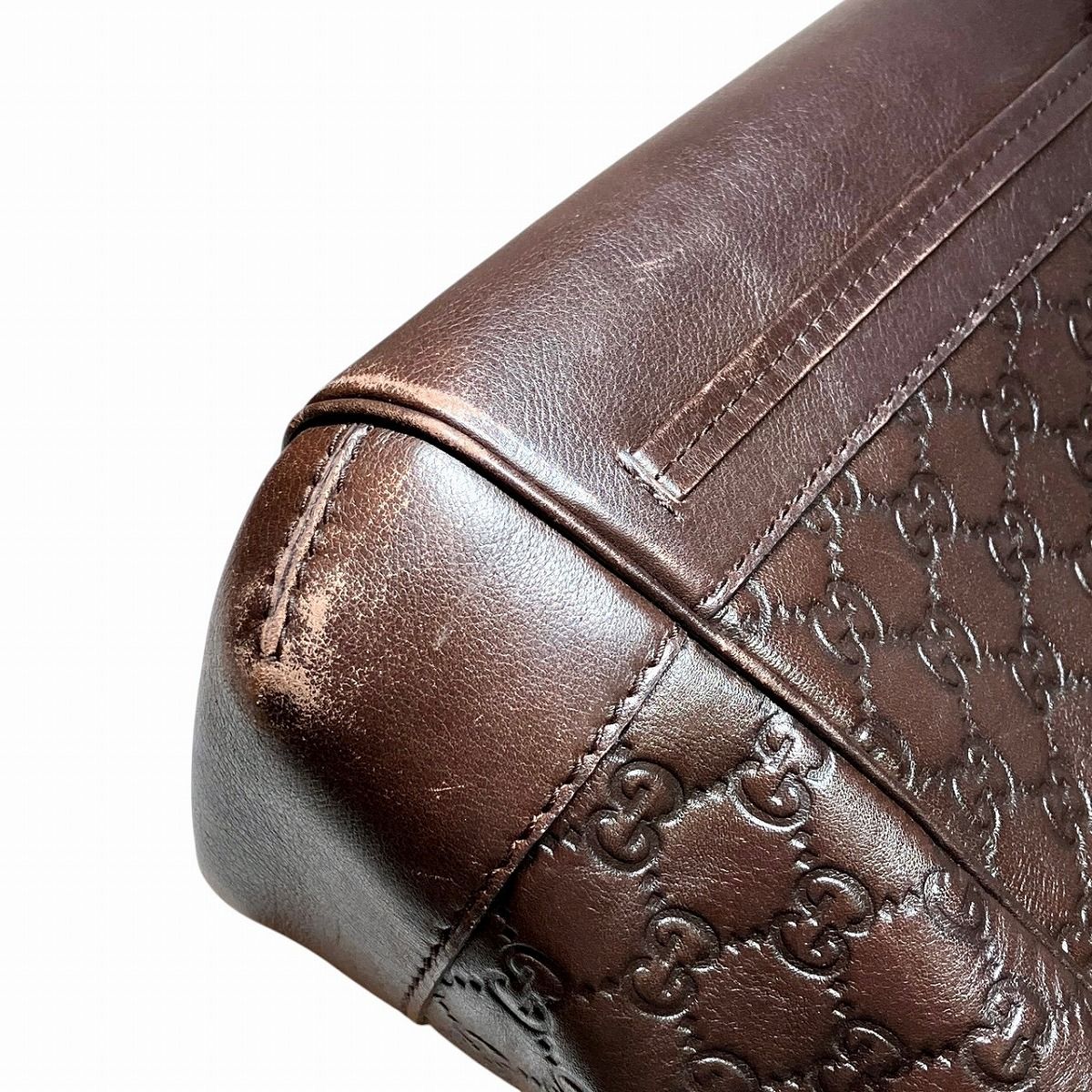 Gucci Mayfair Guccissima Handbag Leather — view 6