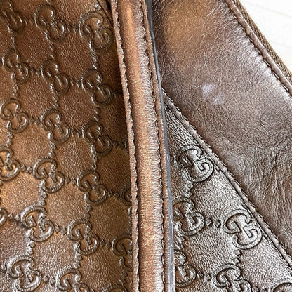 Gucci Mayfair Guccissima Handbag Leather — view 7