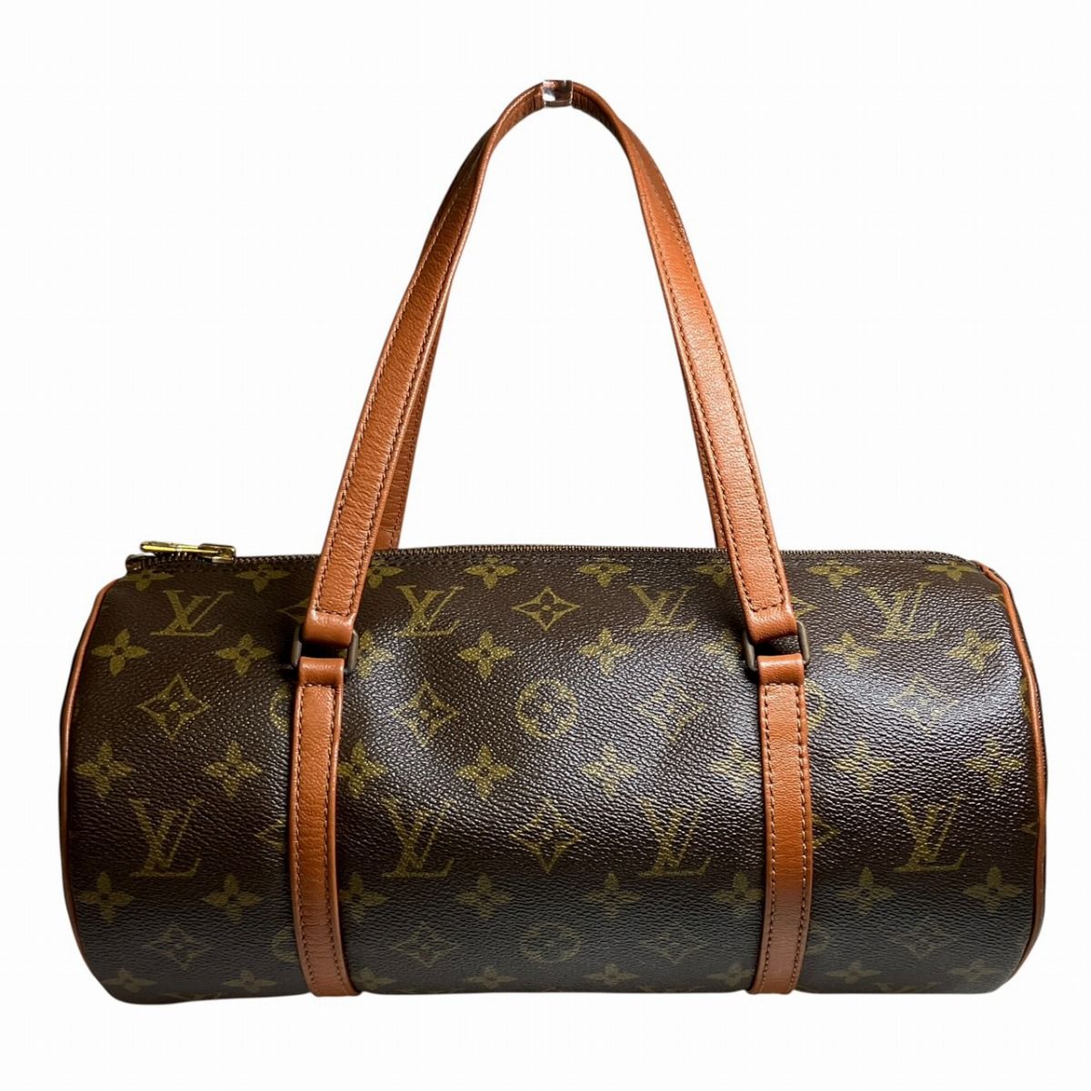 Louis Vuitton Vintage Papillon 30 Monogram Handbag Leather
