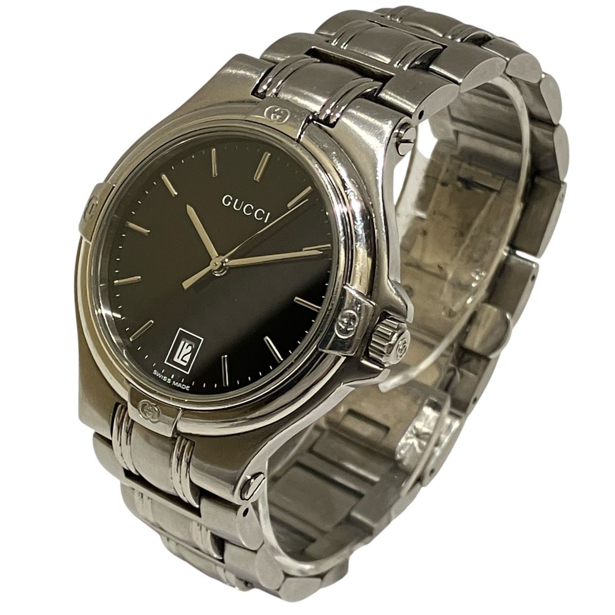 Gucci Watch SS Quartz Black Dial — view 2