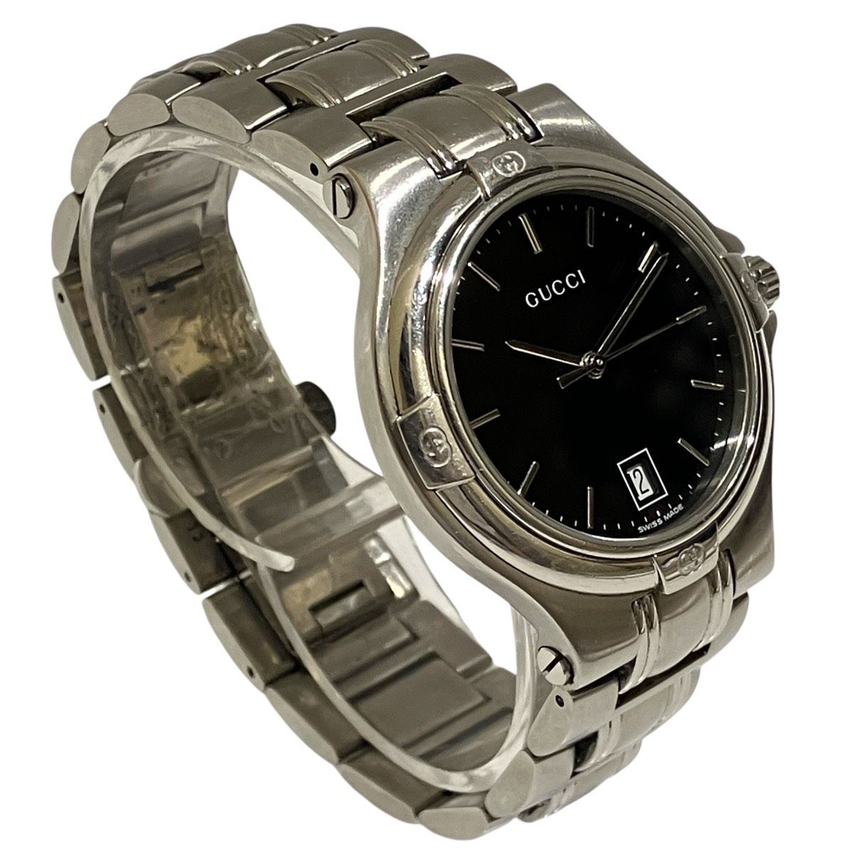 Gucci Watch SS Quartz Black Dial — view 3