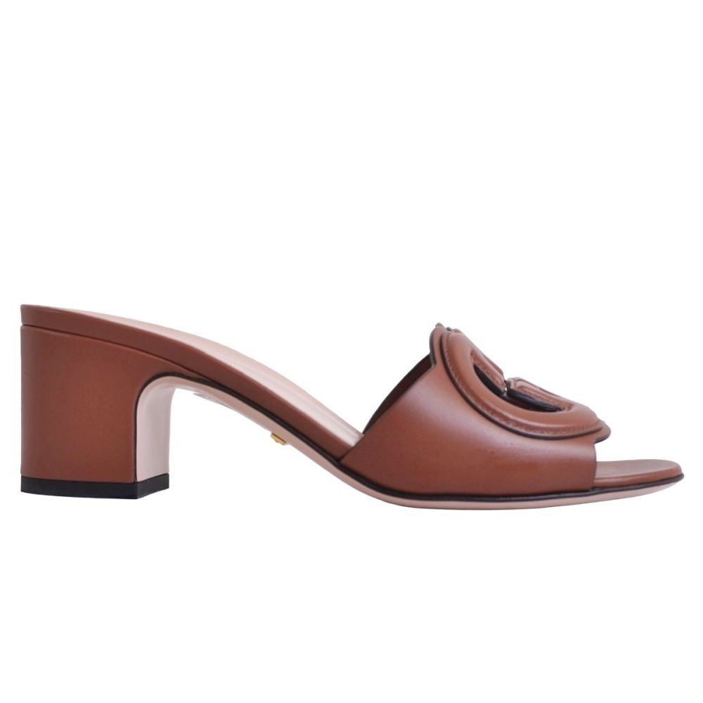 Gucci Sandals Interlocking Leather — view 6