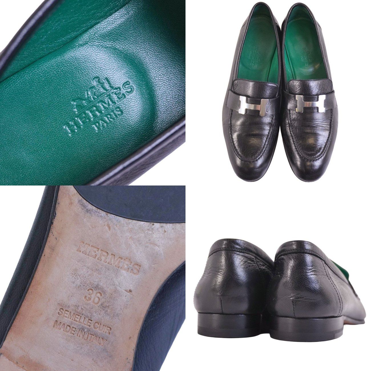 Hermes Loafers Moccasins Paris Constant — view 9