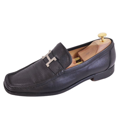 Hermes Loafers Moccasins Logo Constance Leather