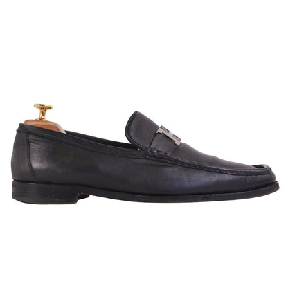 Hermes Loafers Moccasins Logo Constance Leather — view 6