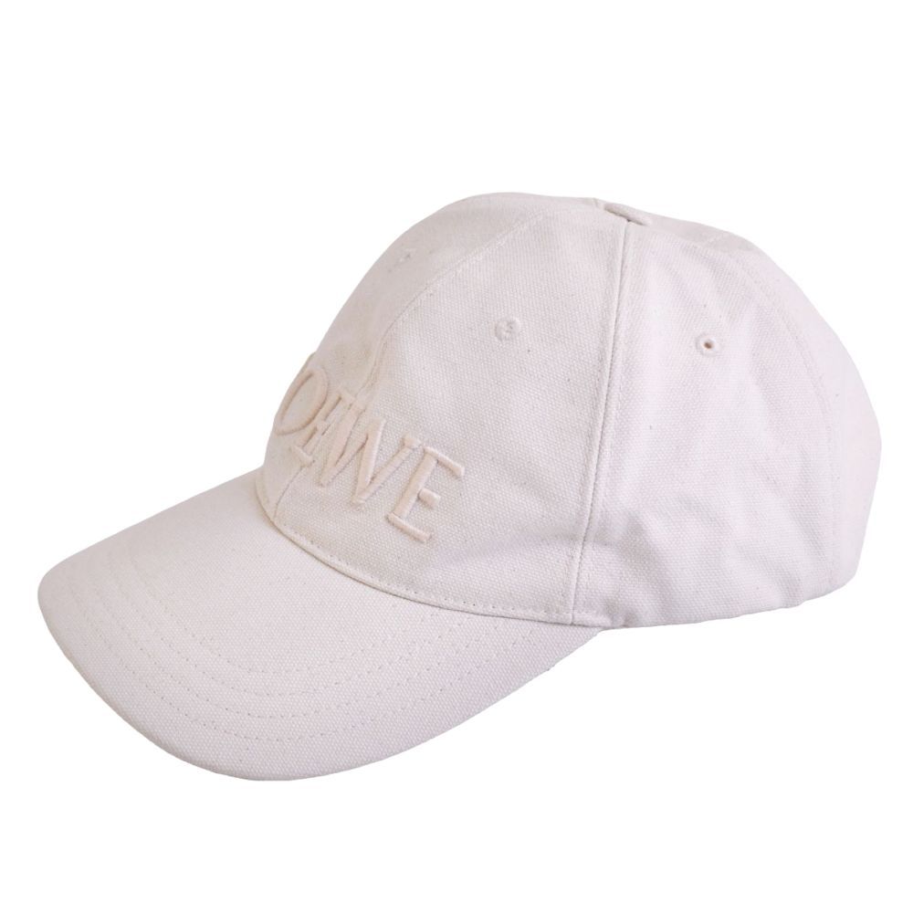 Loewe Cap Hat Logo Canvas Italy