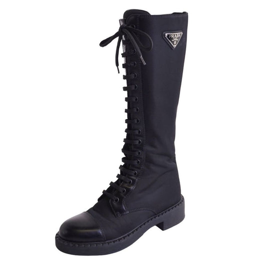 Prada Boots Long Re-Nylon Triangle