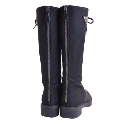 Prada Boots Long Re-Nylon Triangle — view 5