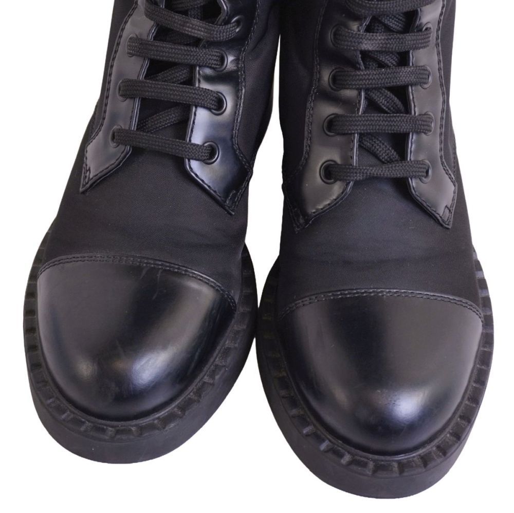 Prada Boots Long Re-Nylon Triangle — view 3