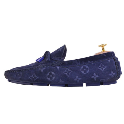 Louis Vuitton Loafers Moccasins Suede Leather — view 7