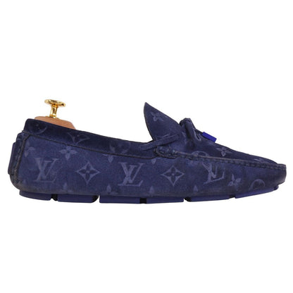 Louis Vuitton Loafers Moccasins Suede Leather — view 6